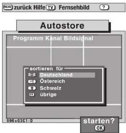 METZ Spectral 55 - Autostore-Funktion auf- rufen und starten - 2