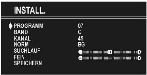 METZ Palma 55 - Kanal auswählen - 1