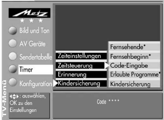 METZ Crystal 70 - Kindersicherung ausschalten - 2