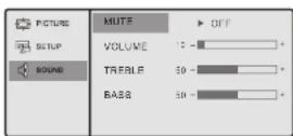 Camos TM-1210D - Sound / Audio - Menü - 1