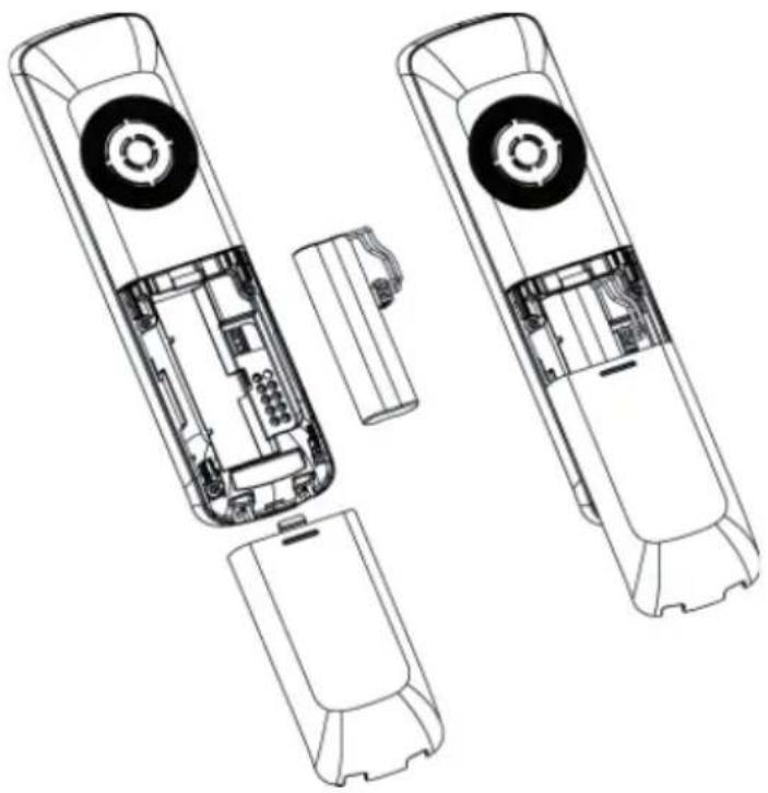 SWISSVOICE DP550 BT - Akku einlegen - 1