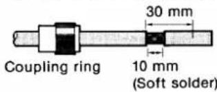 Coupling ring 30 mm 10 mm (Soft solder)