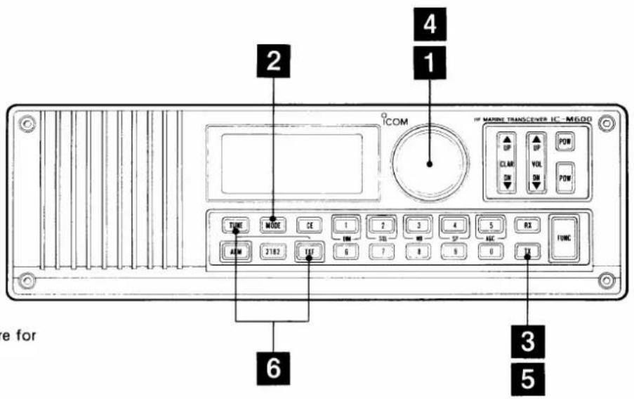ICOM IFI MARINE TRANSCOVER IC-M600 2 4 1 TUNE MODE CE 1 2 3 4 5 RX UP OP VOL CLAR DM DN PMW ADC 2182 127 6 7 8 9 0 12 FUNC e for 3 5
