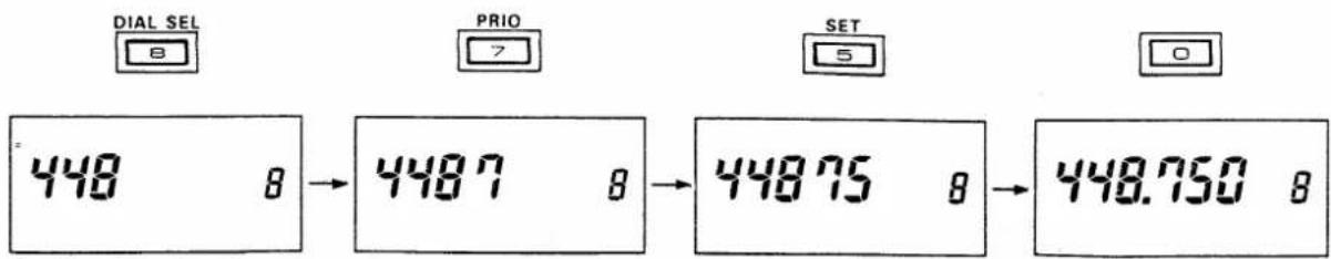 ICOM IC-32AT - USING DIGIT KEYS - 1