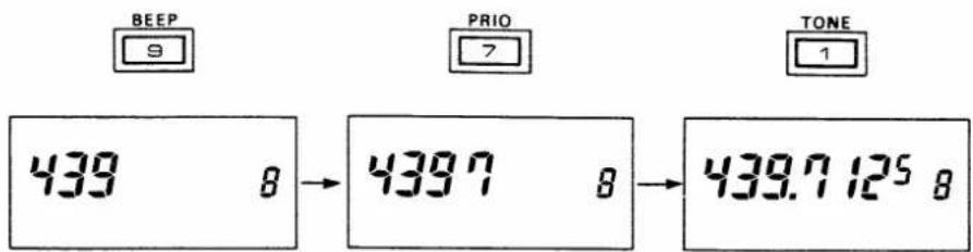 ICOM IC-32AT - USING DIGIT KEYS - 2