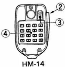 ICOM IC-3210A - 2-4 MICROPHONE - 2