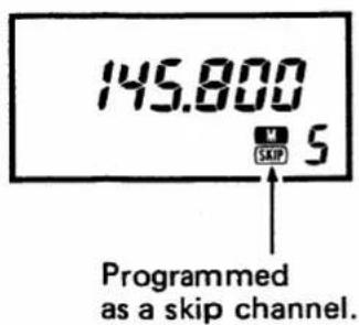ICOM IC-3210A - MEMORY CHANNEL SKIP - 3