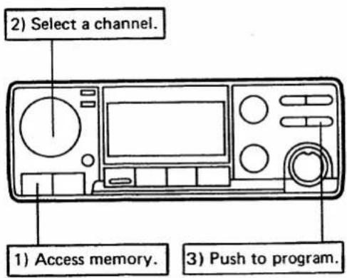 ICOM IC-3210A - MEMORY CHANNEL SKIP - 2