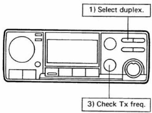 ICOM IC-3210A - 5-4 REPEATER OPERATION - 1