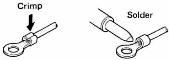 ICOM IC-3210A - BATTERY CONNECTION - 3