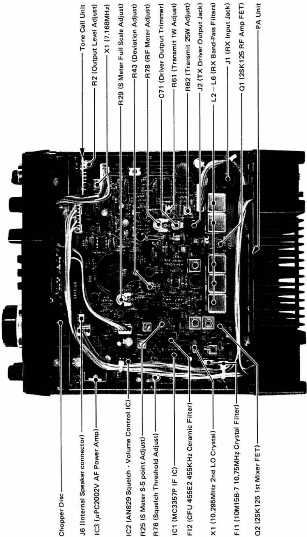 ICOM IC-255E - TRANSMITTING - 1
