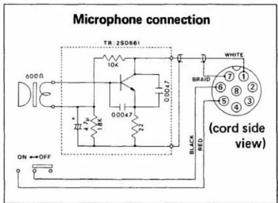 ICOM IC-255E - MICROPHONE - 2