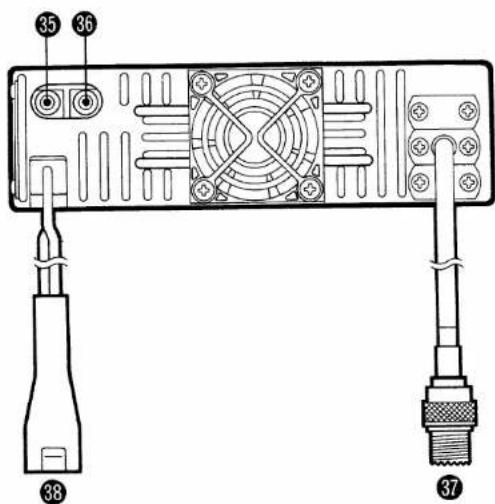 ICOM IC-2410A - Rear panel - 1