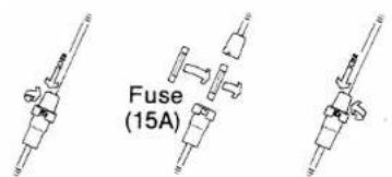 ICOM IC-2410A - ■ Fuse replacement - 1