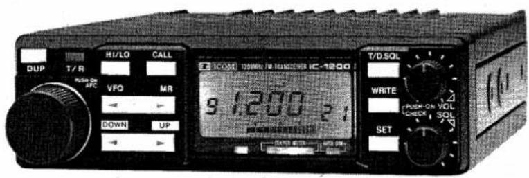 DUP T/R HI/LO CALL VFO MR DOWN UP 1200Ω 1200Ω/Hz FM TRANSMITTER IEC-1200 T/D.SOL WRITE PUSH-ON VOL CHECK SOL SET