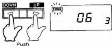 DOWN UP TONE 06 3 Push