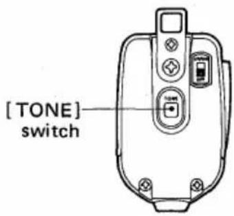 [ TONE ] switch