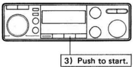 3) Push to start.