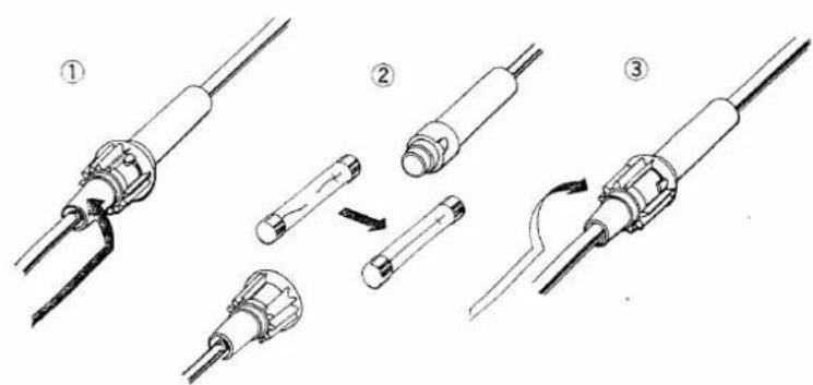 Diagram illustrating three-step soldering process steps with labeled components and directional arrows