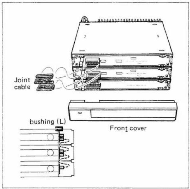 Joint cable bushing (L) Front cover