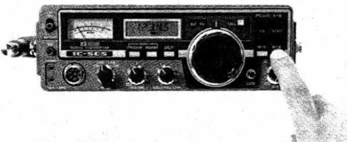ICOM IC-505 - How to Memorize the Desired Frequency - 5