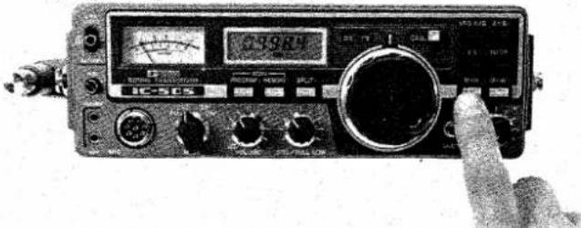 ICOM IC-505 - How to Memorize the Desired Frequency - 3