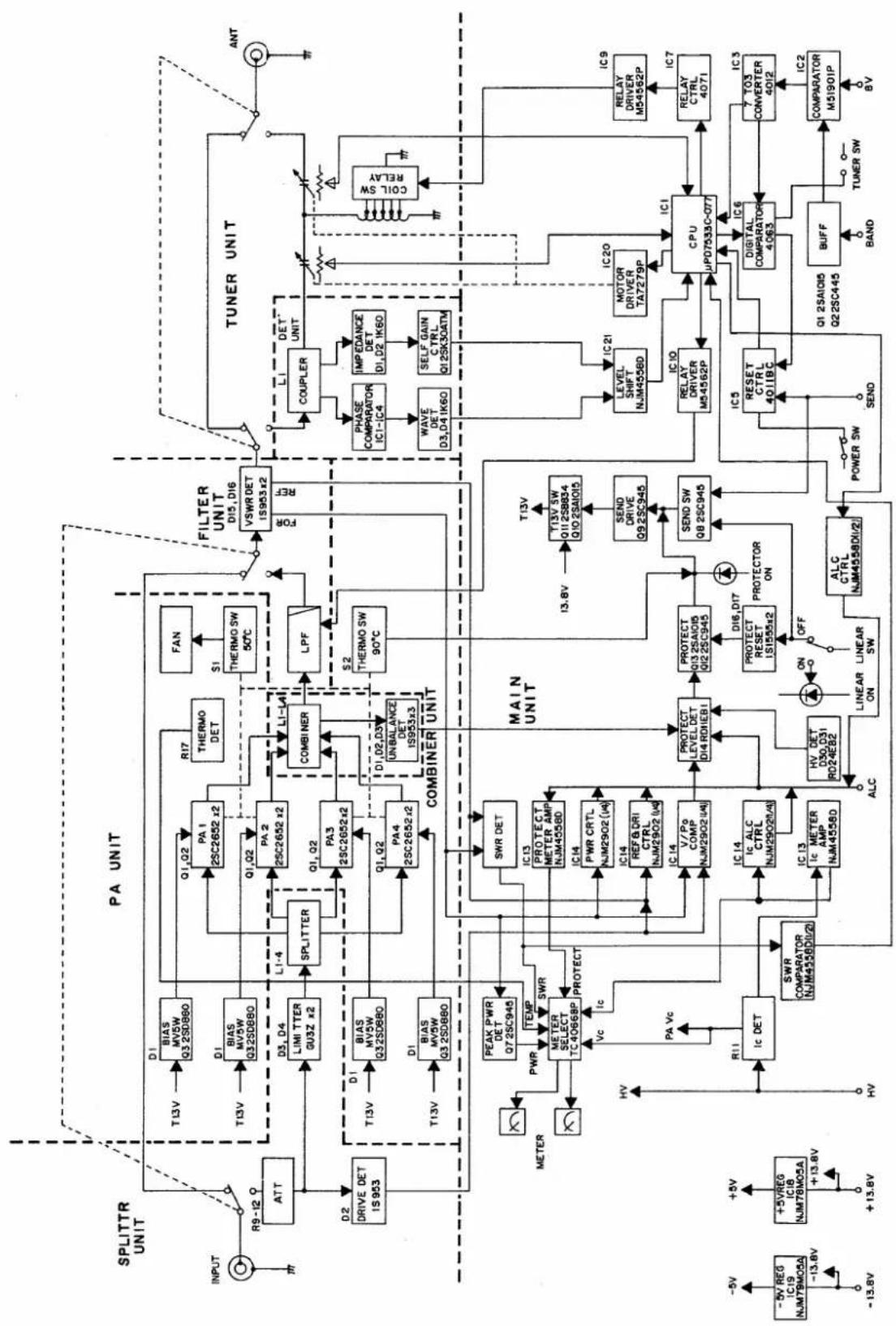 ICOM IC-4KL - Detector circuit - 1