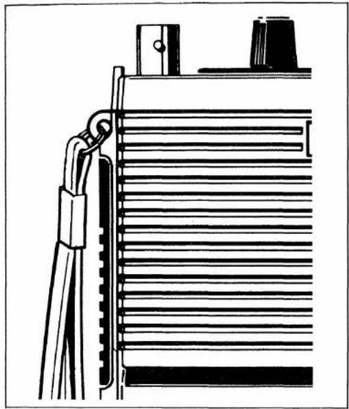 ICOM IC-4E - ATTACHMENT OF HAND STRAP AND BELT CLIP - 1