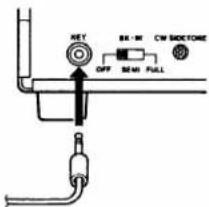 KEY OFF MEM FULL CW SIDOTONE