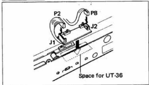 P2 P8 J2 J1 Space for UT-36