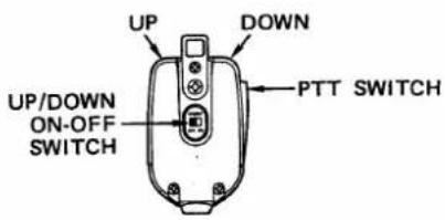UP DOWN UP/DOWN ON-OFF SWITCH PTT SWITCH