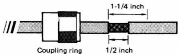 Coupling ring 1-1/4 inch 1/2 inch