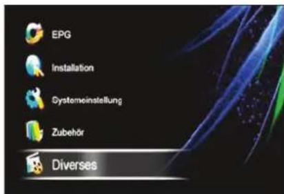 SKYMASTER DCHD 9000 - Das OSD-Menü – Dieverses - 1