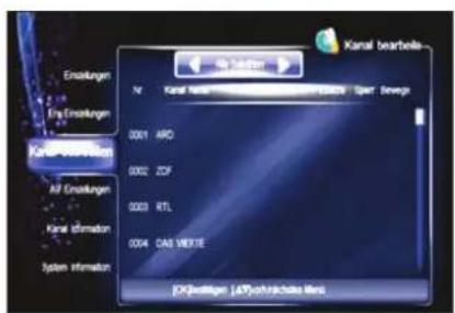 SKYMASTER DCHD 9000 - Menü Sperre - 1