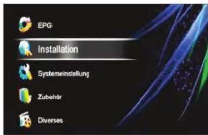 SKYMASTER DCHD 9000 - Das OSD-Menü – Installation - 1