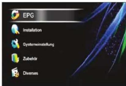 SKYMASTER DCHD 9000 - Das OSD-Menü – EPG - 1