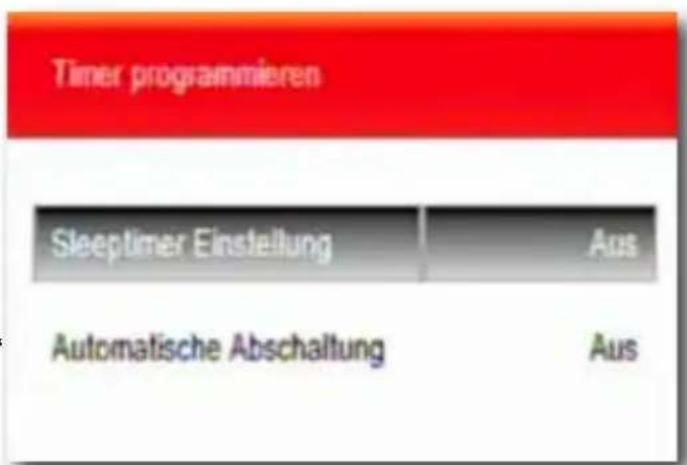 SetOne Easy One HX 60 HDplus - Sleep-Timereinstellungen - 1