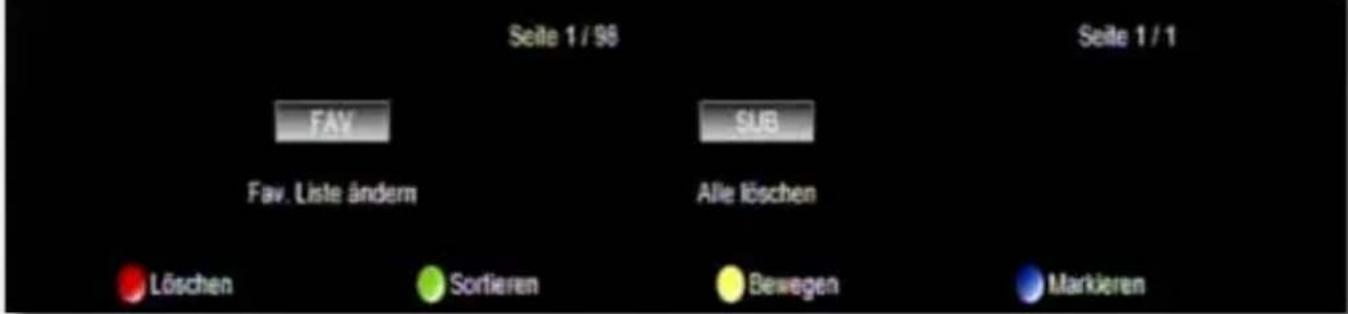 SetOne Easy One HX 60 HDplus - Programmliste 1-99- bearbeiten - 3