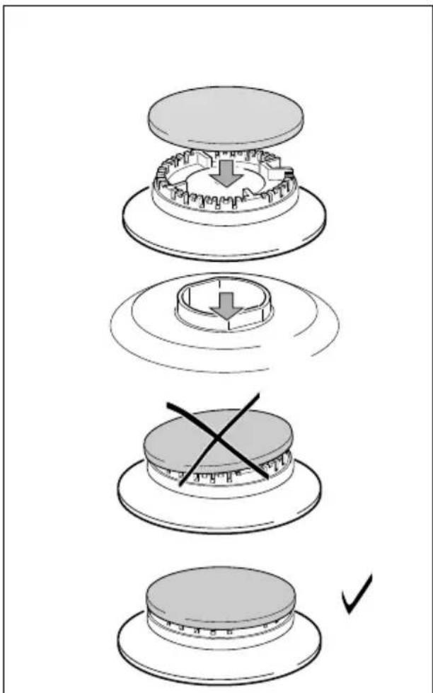M-SYSTEM PRF-960N1 - CORRECT REPLACEMENT OF THE BURNERS - 2