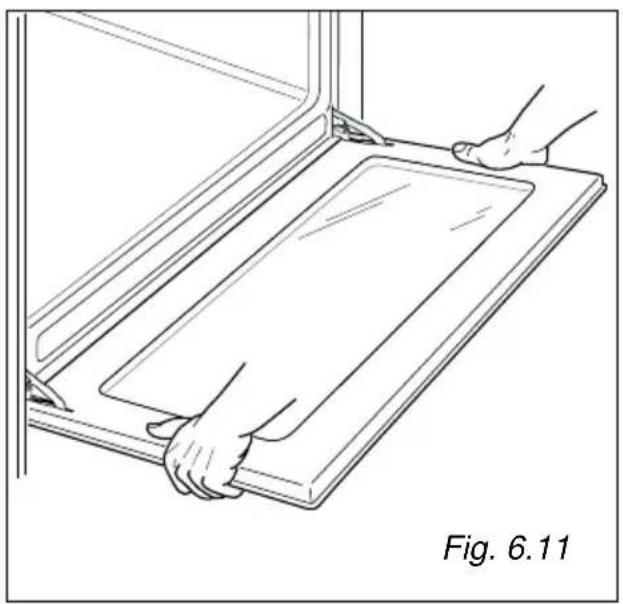 M-SYSTEM PRF-960N1 - REMOVING THE OVEN DOOR - 3