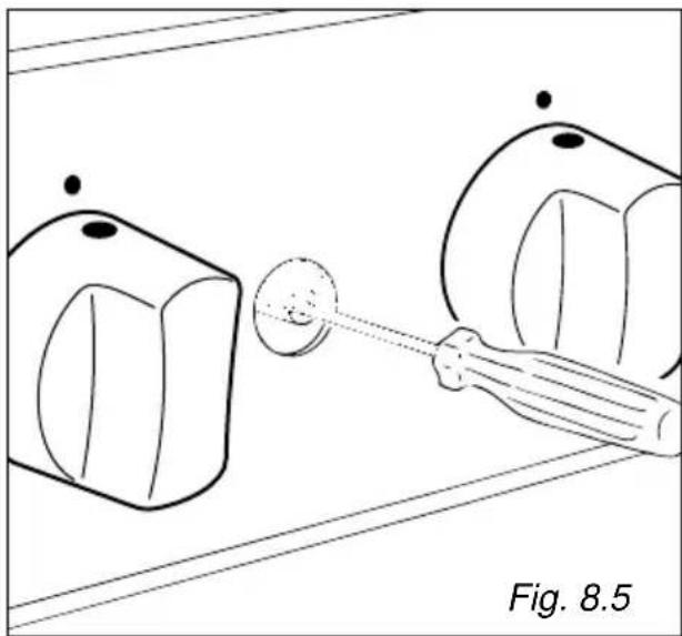M-SYSTEM PRF-1060 - ADJUSTING OF THE MINIMUM OF THE TOP BURNERS - 1