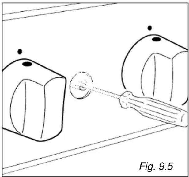 M-SYSTEM PRDF-1060IX - ADJUSTING OF THE MINIMUM OF THE TOP BURNERS - 1