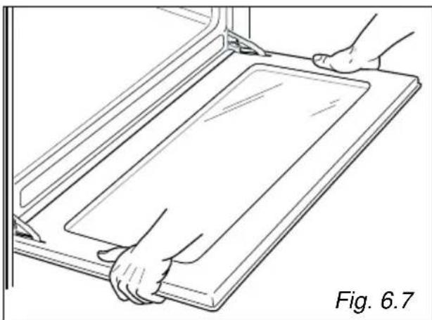M-SYSTEM FNK-95 - REMOVING THE OVEN DOOR - 4