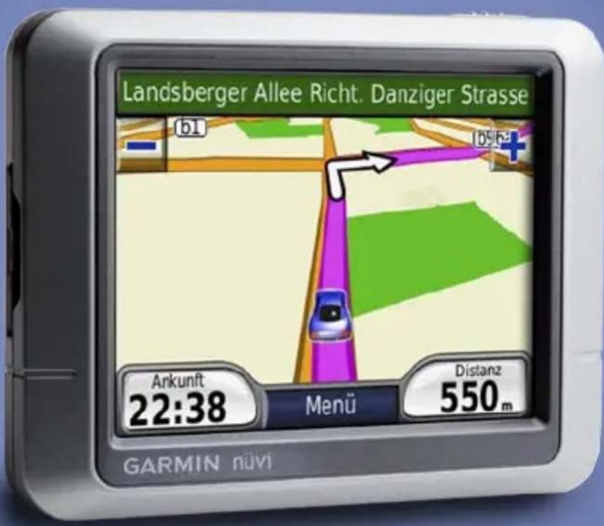 Landsberger Allee Richt. Danziger Strasse Arkunft 22:38 Menü Distanz 550 m GARMIN nüvi
