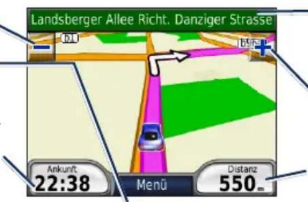 Landsberger Allee Richt. Danziger Strasse Ankunft 22:38 Menü Distanz 550m