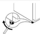 M-SYSTEM BIG-K1 - In case freezer door is lower than refrigerator door... - 1