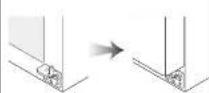 M-SYSTEM BIG-K1 - ● Replacing Refrigerator Door - 1