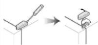 M-SYSTEM BIG-K1 - Removing Refrigerator Door - 1
