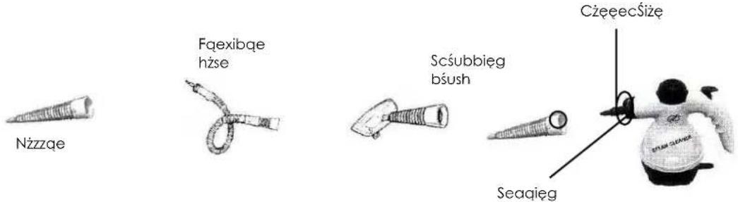 Nżzząe Fqexibąe hżse Scśubbieg bśush Seaqięg CzęęecSIZE