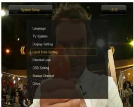 Ferguson Ariva 152Combo - Zeitzone einstellen - 1
